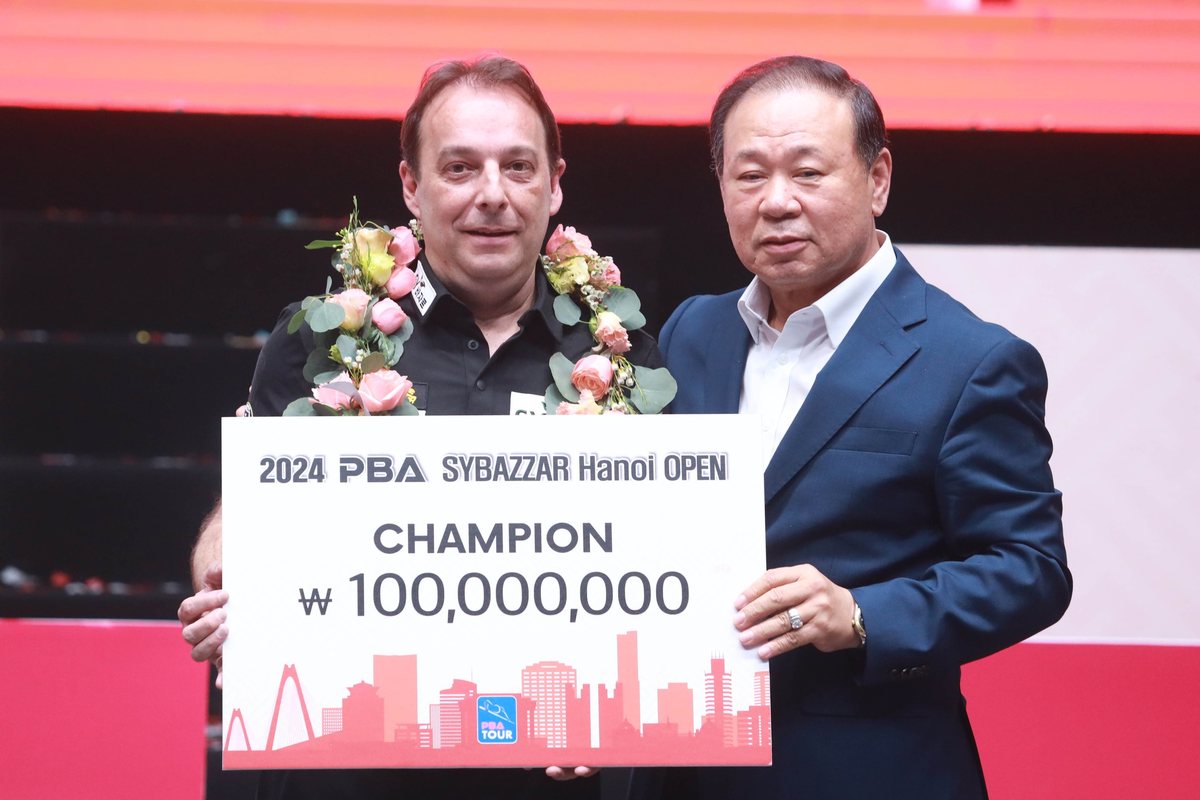 2024 PBA SY BAZZAR 하노이 오픈 챔피언 시상식